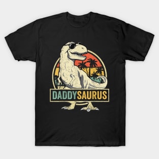 Daddy Saurus T Rex Dinosaur Men Daddysaurus Family Matching T-Shirt